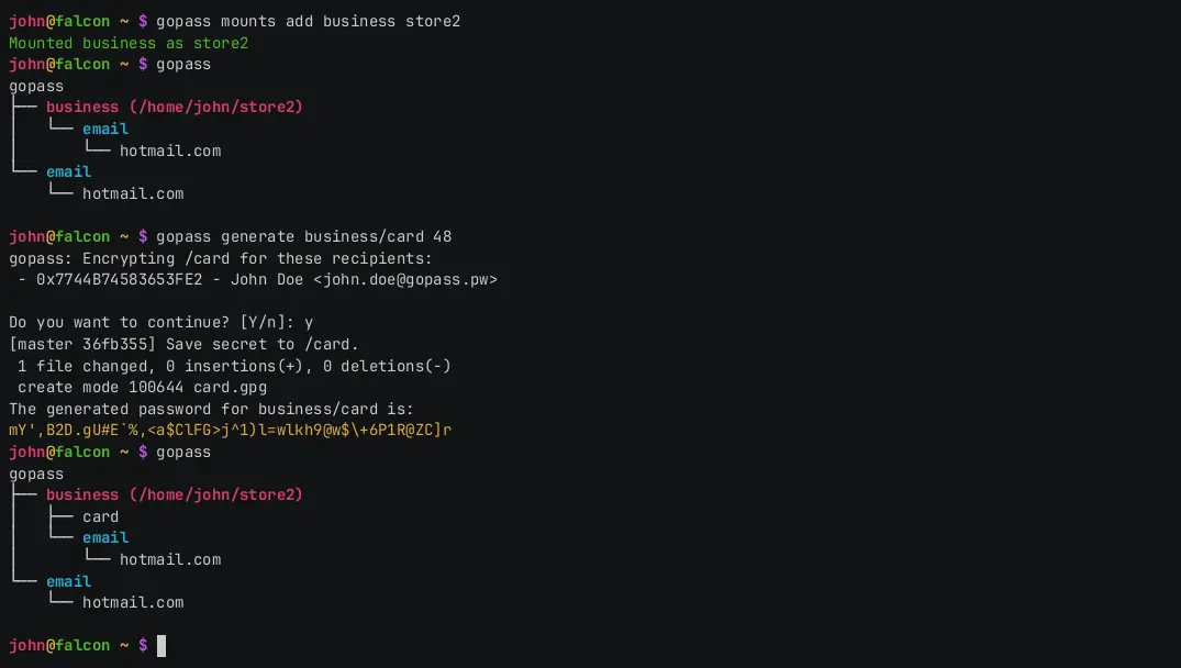 gopass: The Password Manager for Developers and Power Users